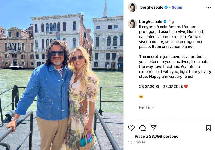 post di alessandro borghese