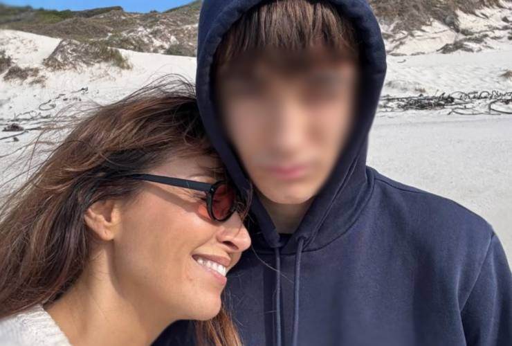 benedetta parodi con il figlio diego