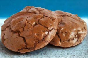 due maxi biscotti al cacao