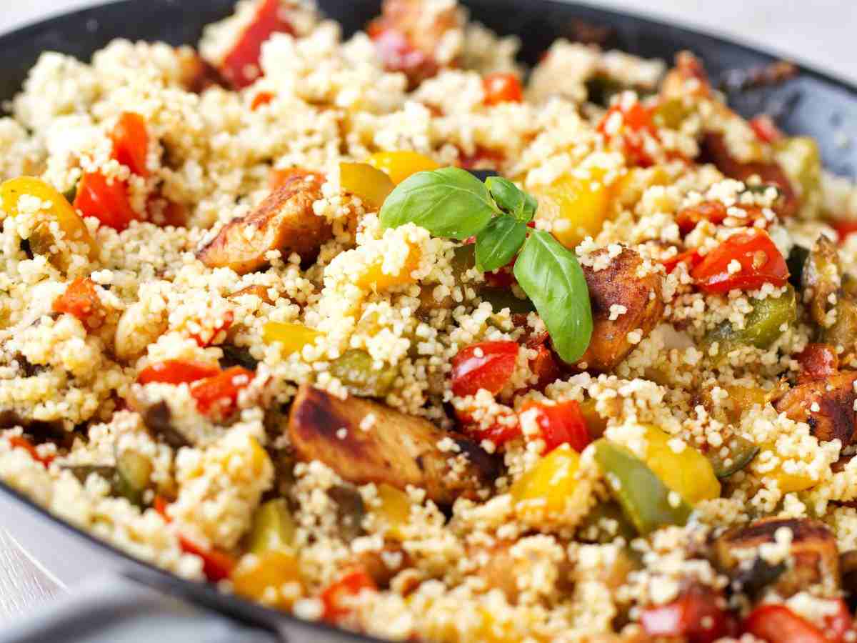 cuscus con verdure