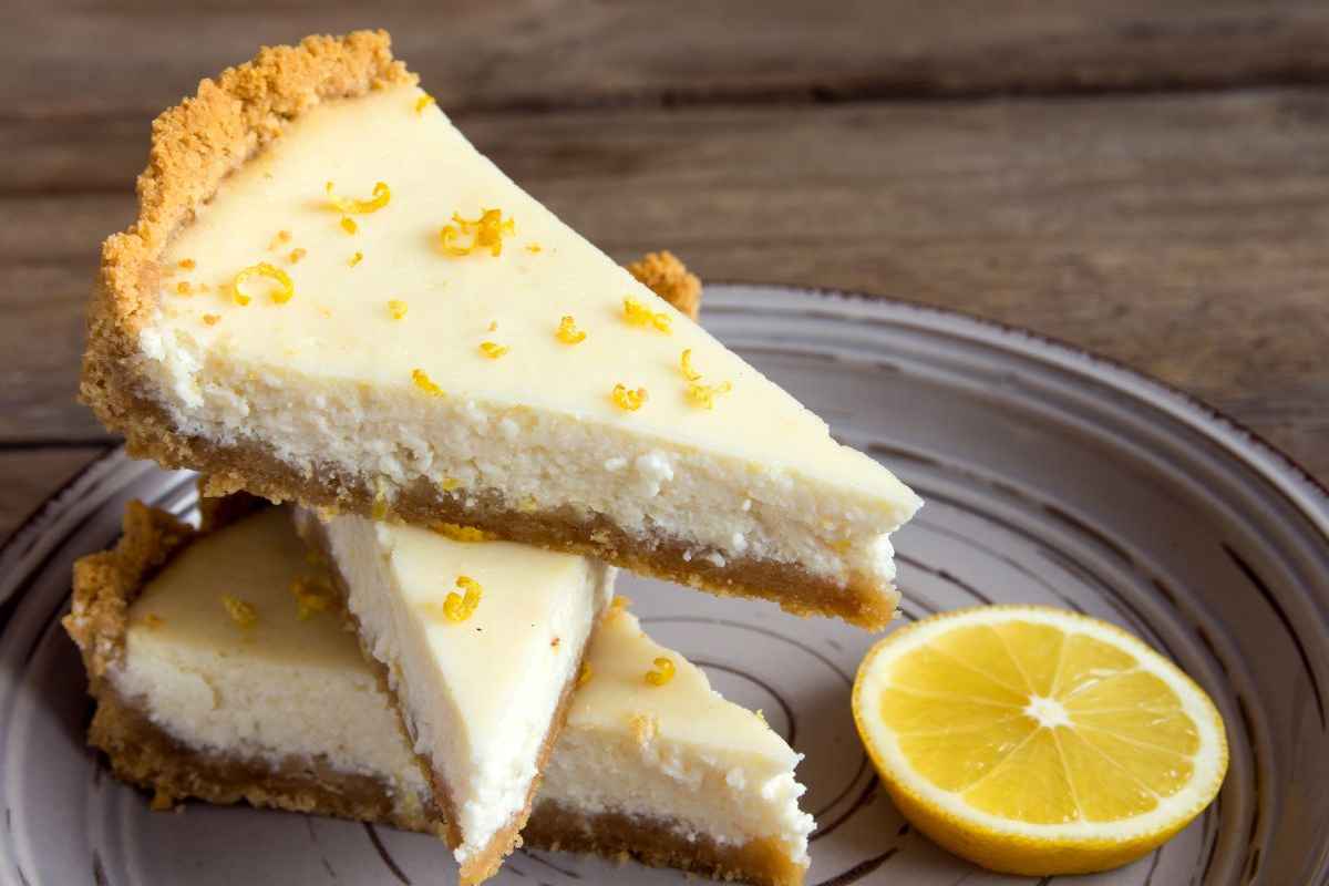 cheesecake con limone