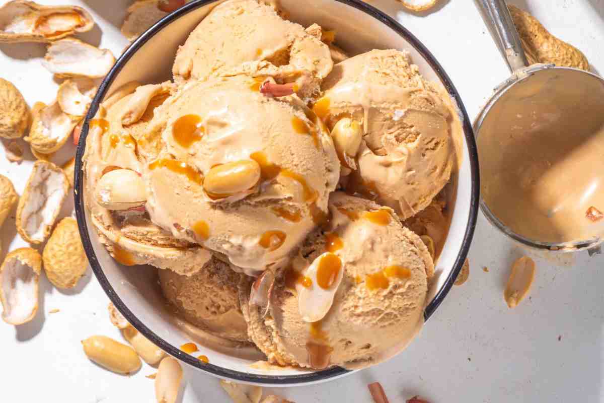 gelato gusto arachidi