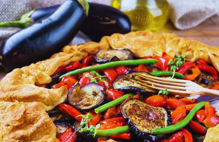 un pasticcio di melanzane