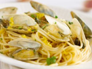 spaghetti con le vongole