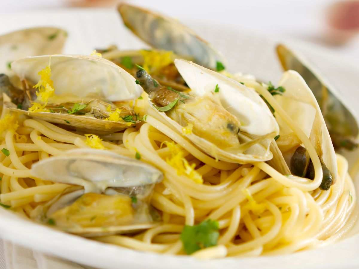 spaghetti con le vongole