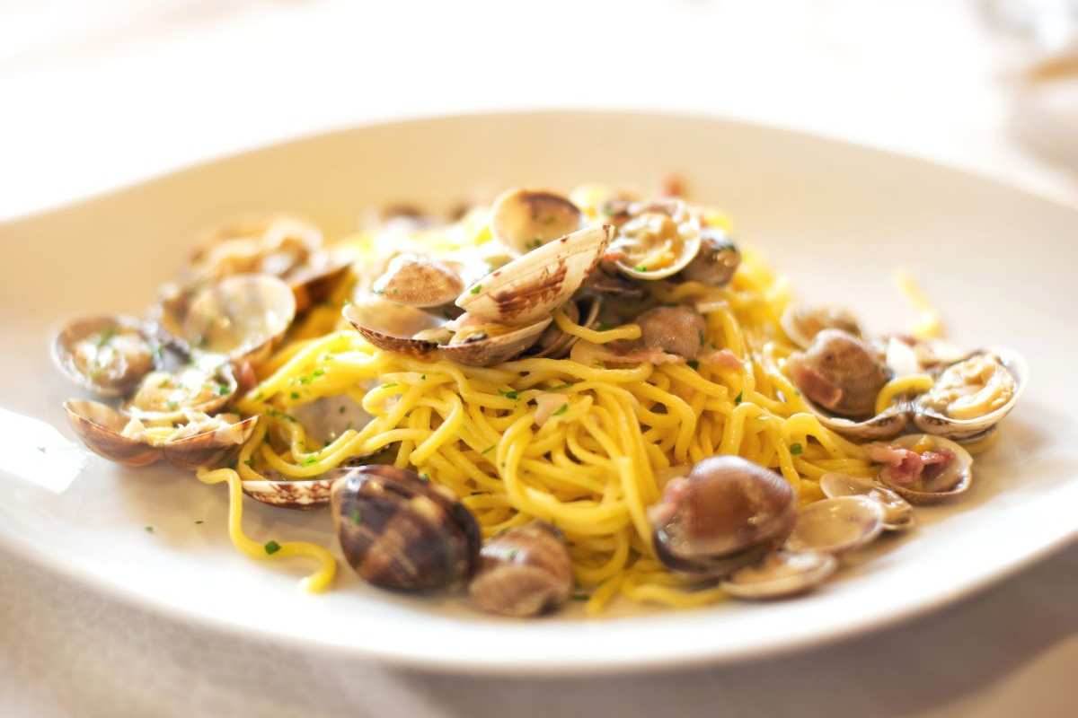 spaghetti con vongole
