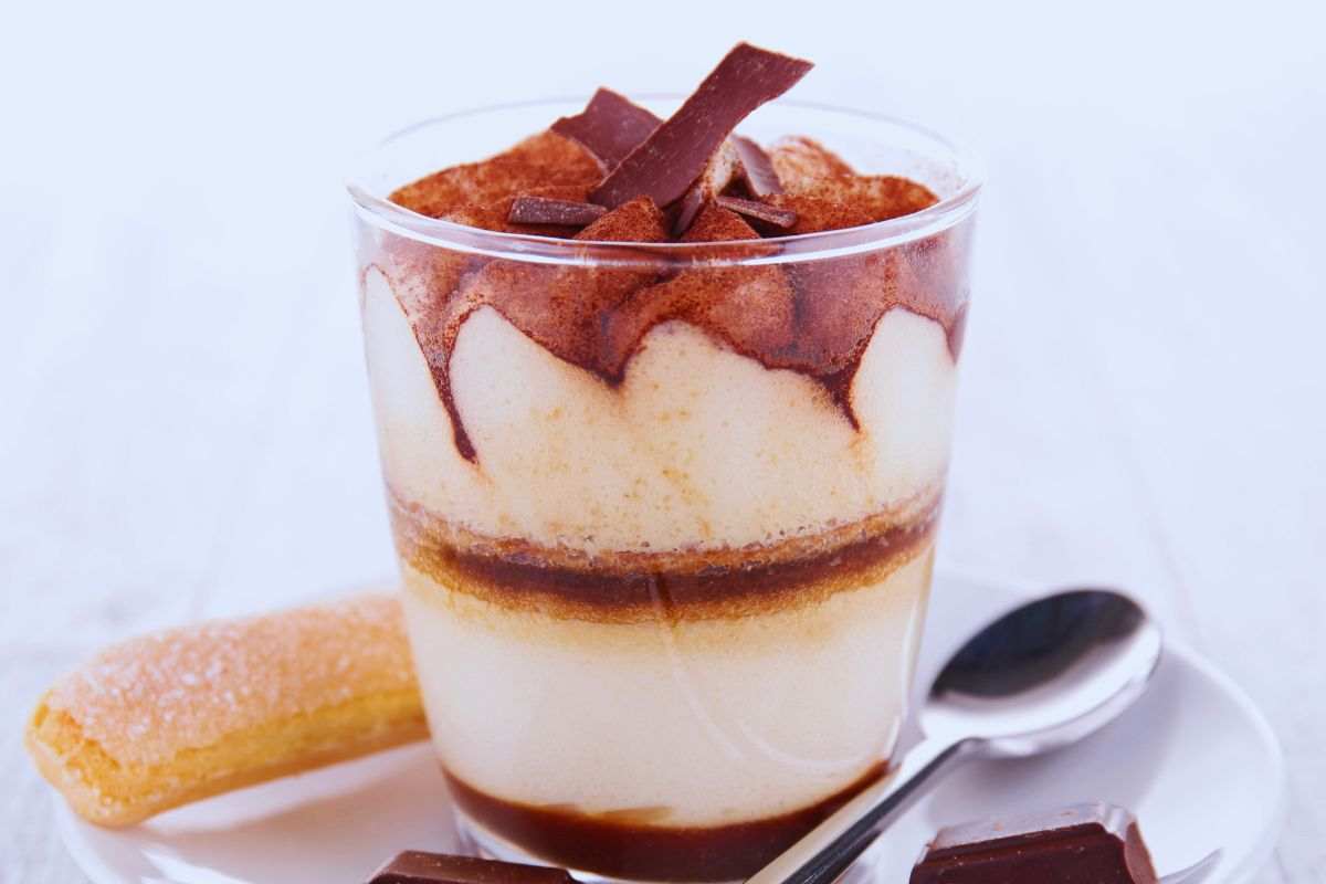 tiramisù in un bicchiere
